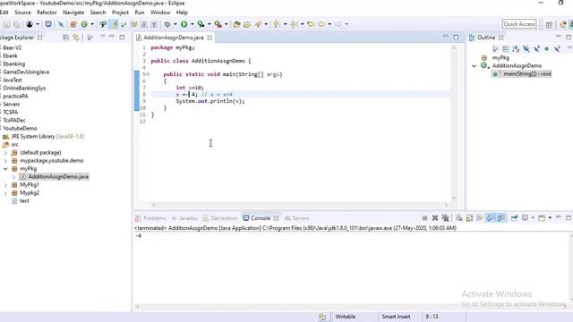 Difference between += and =+ in Java | How prefix and post-fix operator evaluate in an expression смотреть онлайн