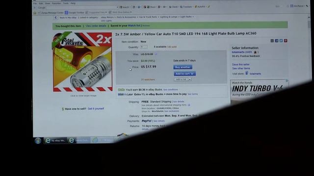 Dakota 2001 7.5W Amber Yellow T10 SMD LED 194, 3157 LED 30W 6 Cree, Philips 3157NA, Fog Light revie смотреть онлайн