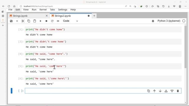 2.1 Python Strings 2 смотреть онлайн