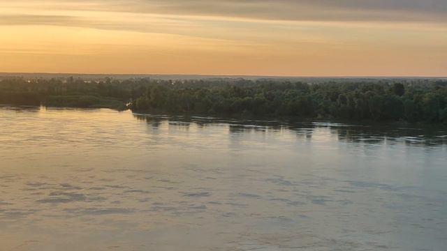 Восход Солнца. Река Обь. смотреть онлайн