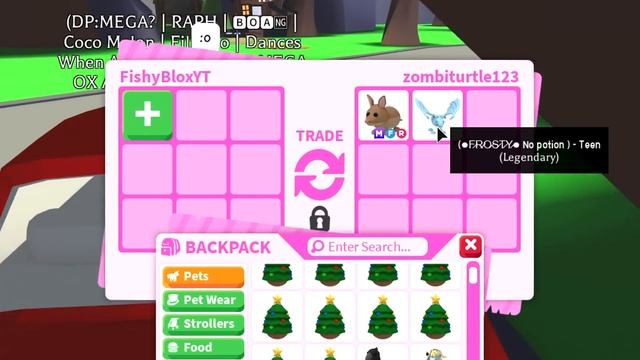 Trading NEON LUNAR OX in A RICH ADOPT ME SERVER! смотреть онлайн