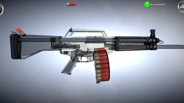 USAS-12, Automatic shotgun смотреть онлайн