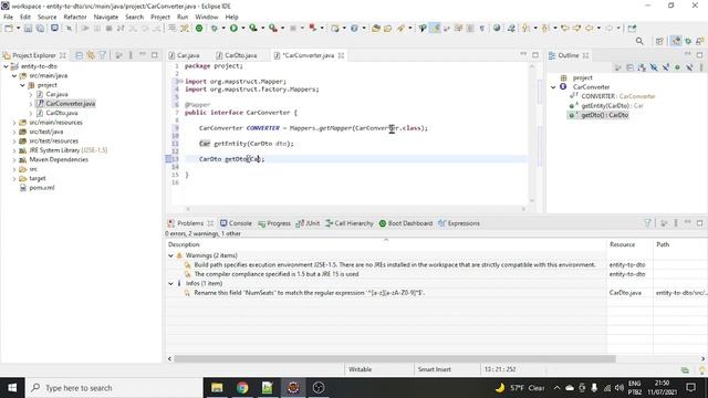 How to convert Entity classes to DTO classes in Java (Map / Cast / Parse) смотреть онлайн
