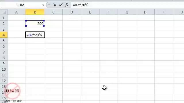 Excel: Using Percentage in Formulas (calculations) смотреть онлайн