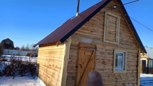 каркасная баня 4 на 4 (1ч.)