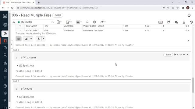 7 . Read multiple files in single Dataframe смотреть онлайн