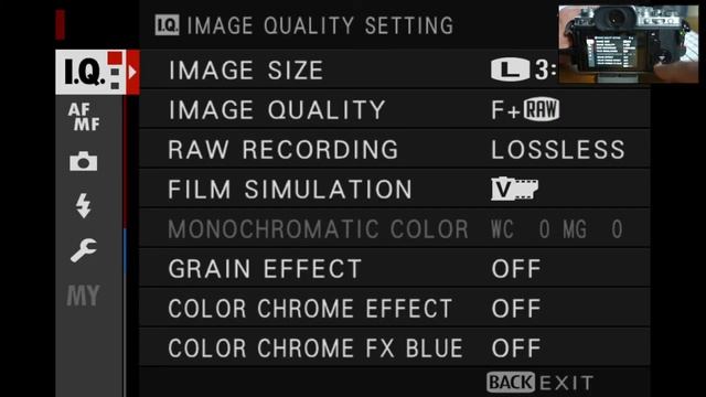 Fuji XT4 | SD Card Slot Settings