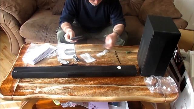 LG-300W sound bar....... unboxing... смотреть онлайн