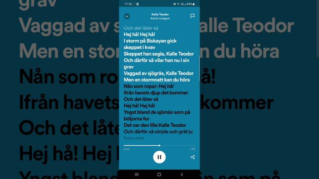 Pippi Långstrump - Kalle Teodor ( Med Text ) смотреть онлайн