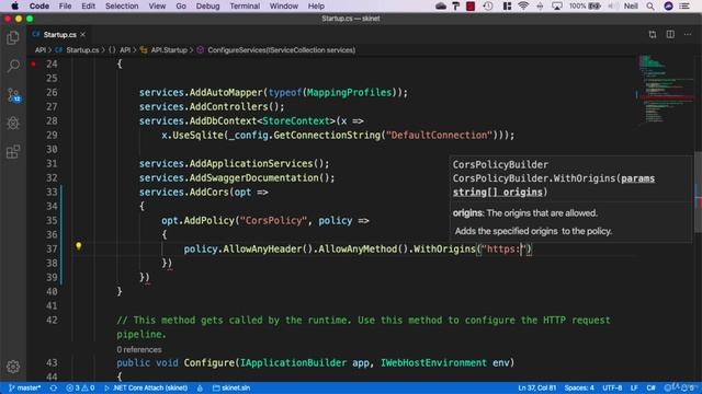 068 Adding CORS Support to the API смотреть онлайн