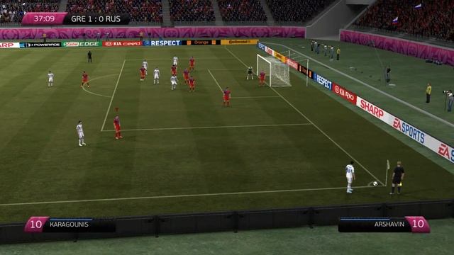 ЕВРО 2012 РОССИЯ ГРЕЦИЯ │Fifa 12 UEFA EURO смотреть онлайн