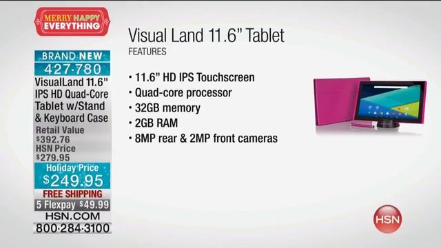 Visual Land 11.6" 32GB Tablet смотреть онлайн