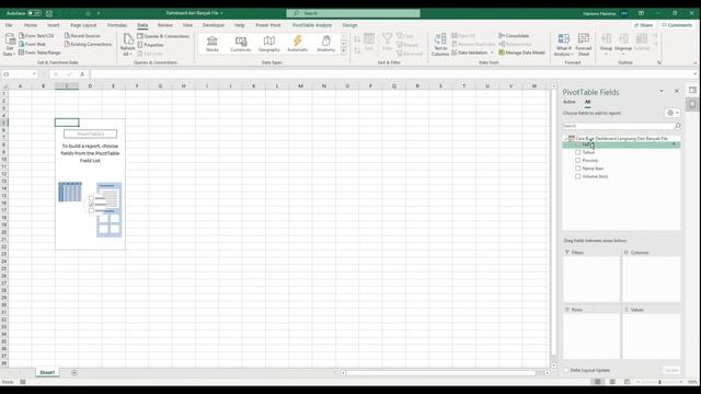 Cara Membuat Dashboard Excel Langsung Dari Sumber Data Banyak File | Tutorial Excel Indonesia смотреть онлайн