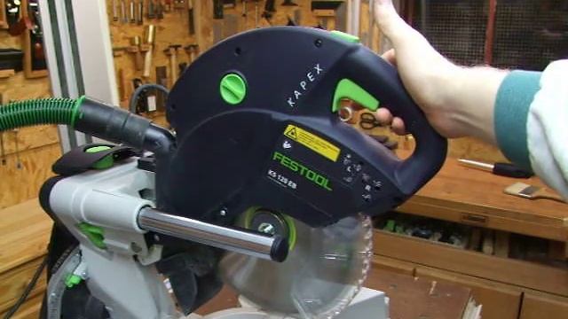 Bedienung der Festool Kapex KS 120 EB смотреть онлайн