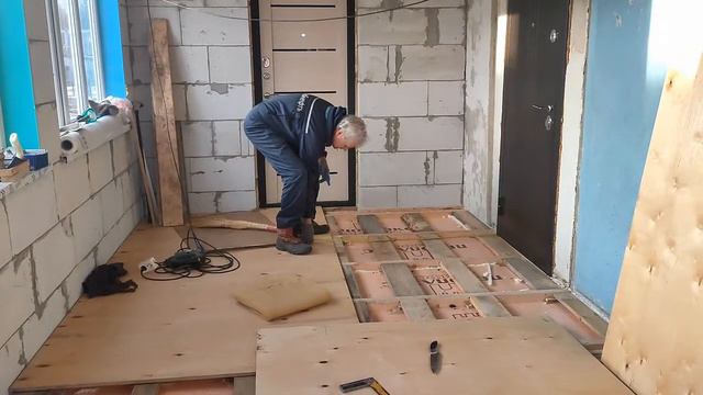 60._Теплый_ пол на веранде...вместо цементной стяжки!!! смотреть онлайн