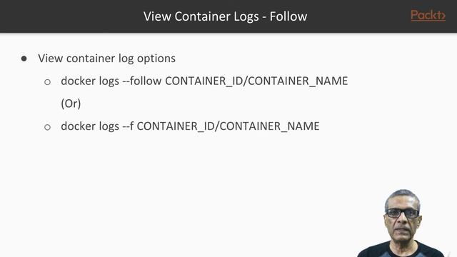 Docker Fundamentals: View Container Logs| packtpub.com смотреть онлайн