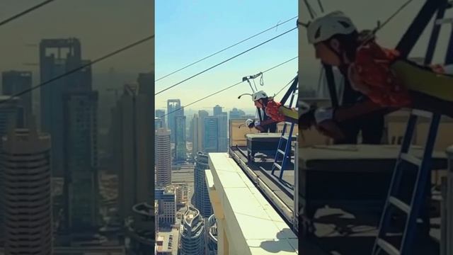 Xline Dubai | Dubai Marina Zip line | Dubai adventure | Must Do In Dubai | Dubai Attractions смотреть онлайн