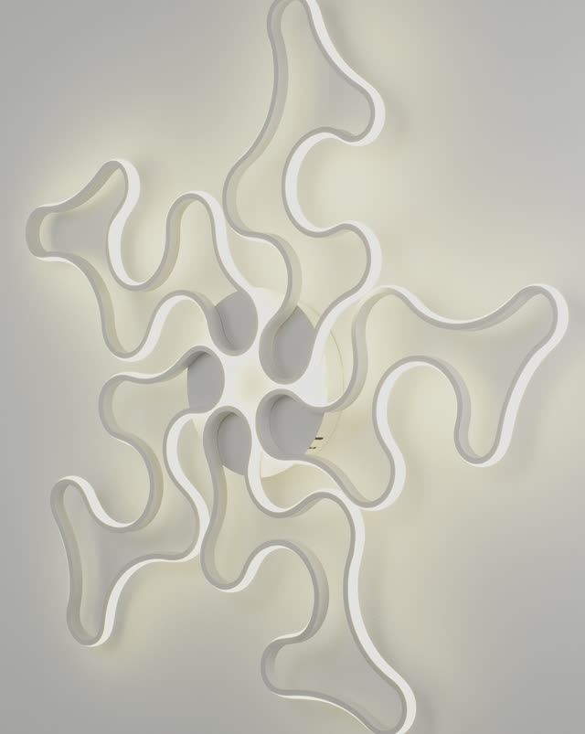 Светодиодная потолочная люстра с пультом Moderli V2713-CL Monica смотреть онлайн