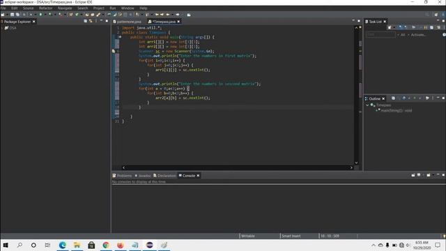 2D Array In Java[2] смотреть онлайн