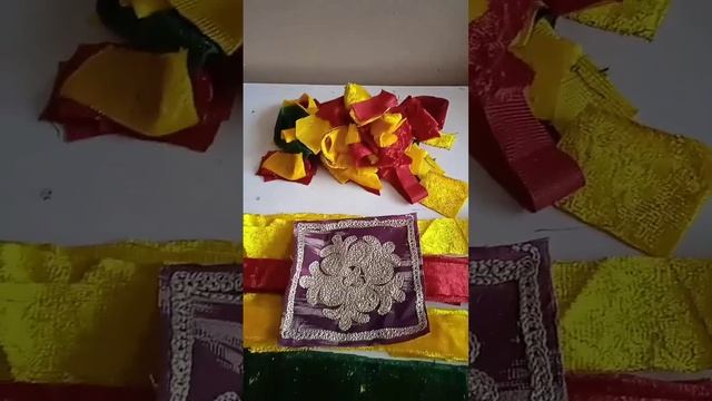 красивая подушка из полос. смотреть онлайн