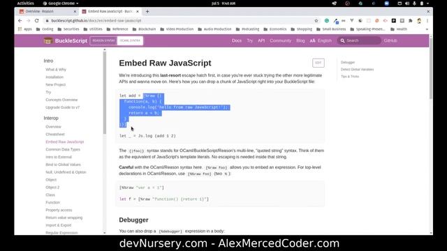 AM Coder - Learning ReasonML/OCAML in Node #2: The Let Binding смотреть онлайн