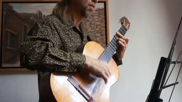 Blues played on classical guitar by Andrei Krylov смотреть онлайн