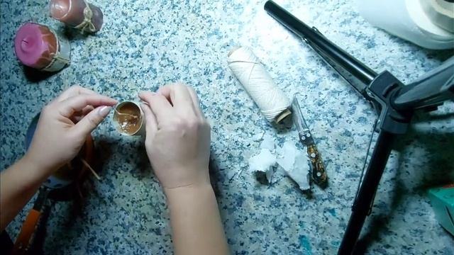 Candles. Handmaid.Лайфхаки.Свечи дома без форм, подручные материалы.