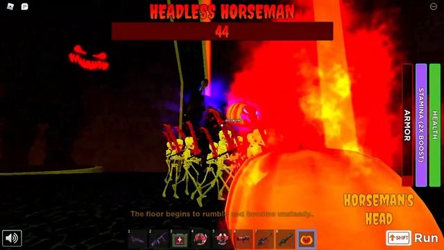 Survival Zombie Tycoon Defeating Headless Horseman With Horseman's Head | Roblox смотреть онлайн