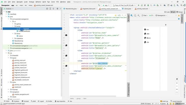 Navegación con fragments en Android Studio смотреть онлайн