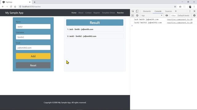 Angular: Reactive Forms смотреть онлайн