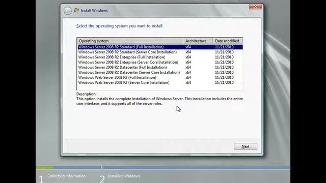 Installing Windows 2008 R2 Evaluation - Part 1 смотреть онлайн