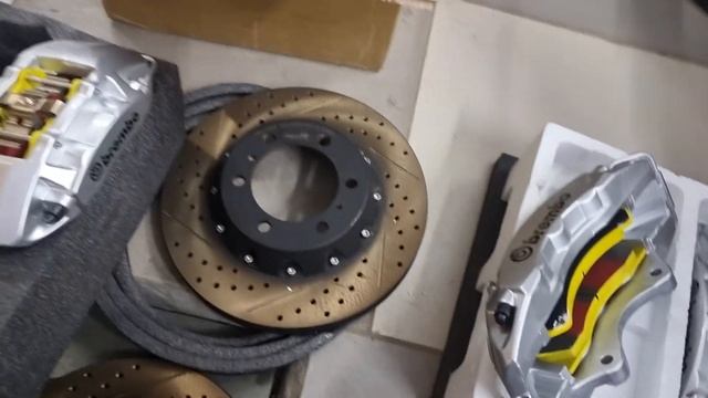 Тормозная система  для Toyota  Prado 150 #brembo #toyotalandcruiser #toyotaprado #тюнинг