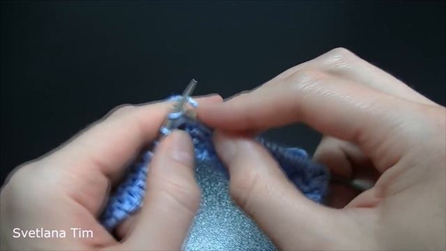 Крупный Ажурный Узор с Листьями - схема и описание ажурного узора спицами / вязание № 491 смотреть онлайн