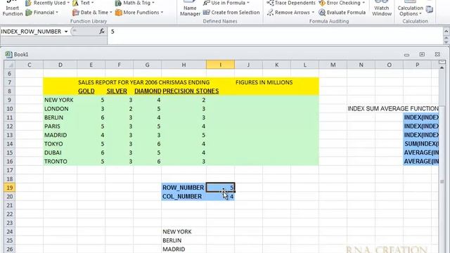 INDEX , AVERAGE , SUM functions of excel смотреть онлайн