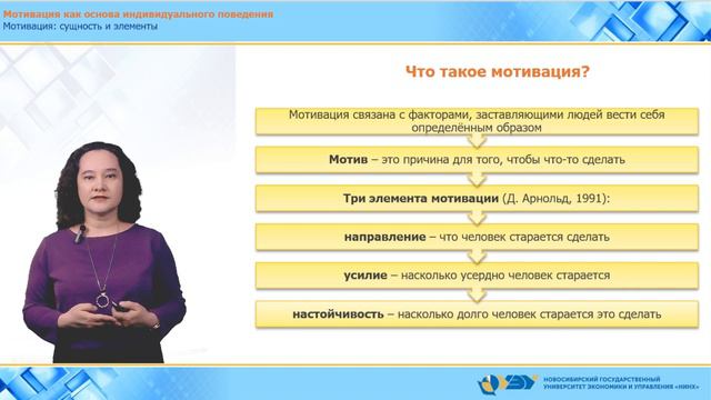 2.2.1 Мотивация: сущность и элементы смотреть онлайн