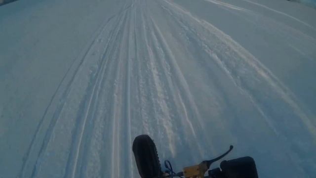 Покатушка на Fighter 125 ЗИМОЙ смотреть онлайн