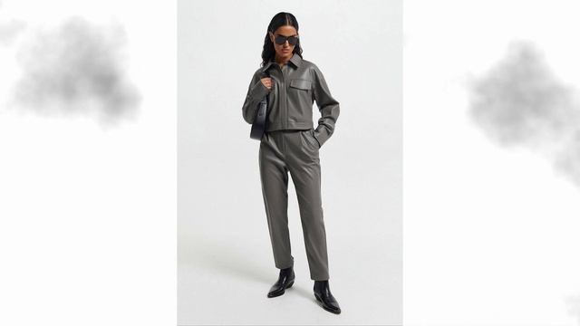 САМЫЕ МОДНАЯ КОЖАННАЯ ОДЕЖДА  ОСЕНЬ 2023-2024