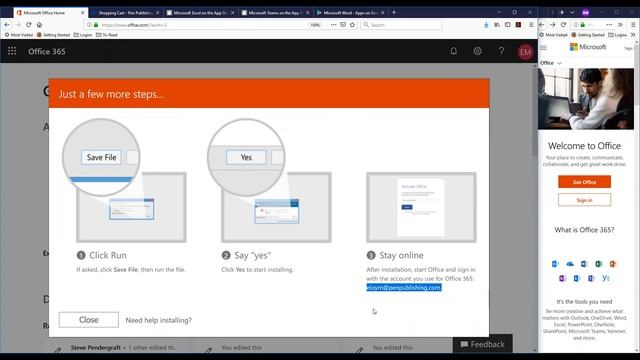 How to Download and Install Office 365 Apps on PC or Mac смотреть онлайн