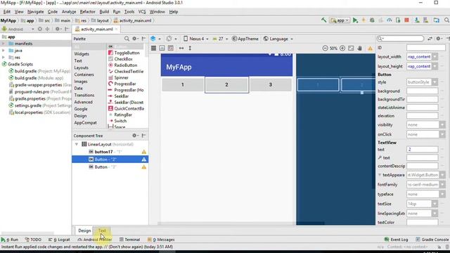 فيديو #47 | LinearLayout | ترتيب العناصر يعتمد على ترتيب الكود смотреть онлайн