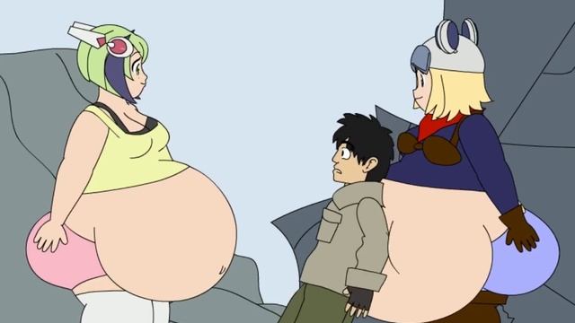 Between a gut and soft place (flashgame) by Jackurai (chubby anime weight gain) смотреть онлайн