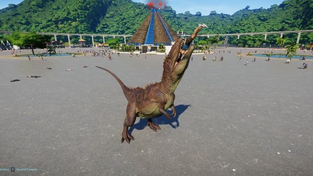 Green T-Rex & Carcharodontosaurus Breakout! Jurassic World Evolution