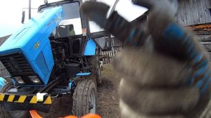 Установил Ресивер на МТЗ, первые неудачные испытания и выявление слабых мест.