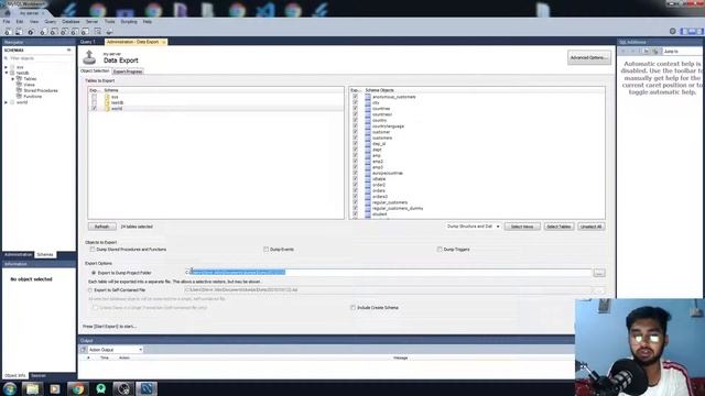 Backup and Restore Database in MySQL Workbench #36 смотреть онлайн