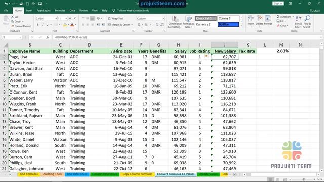 Microsoft Excel 2019 Bangla Tutorial 40 - Formula-Values-Update смотреть онлайн