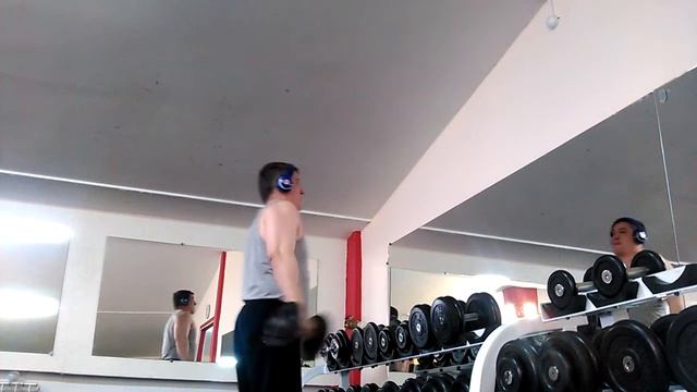 Бицепс с гантелями поднял повернул (забивка мышци) смотреть онлайн