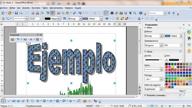 Fontwork en Apache OpenOffice.org 4. Texto con calidad. смотреть онлайн