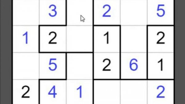 Как решать головоломку сугуру.  Урок 2.