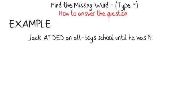 11 Plus - Find the Missing Word (Type F): Eleven Plus Exam Tips смотреть онлайн