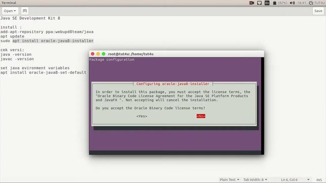 Linux - Cara Install Java SE Development Kit 8 смотреть онлайн