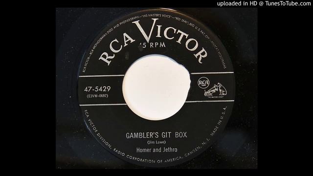 Homer and Jethro - Gambler's Git Box (RCA Victor 5429) смотреть онлайн